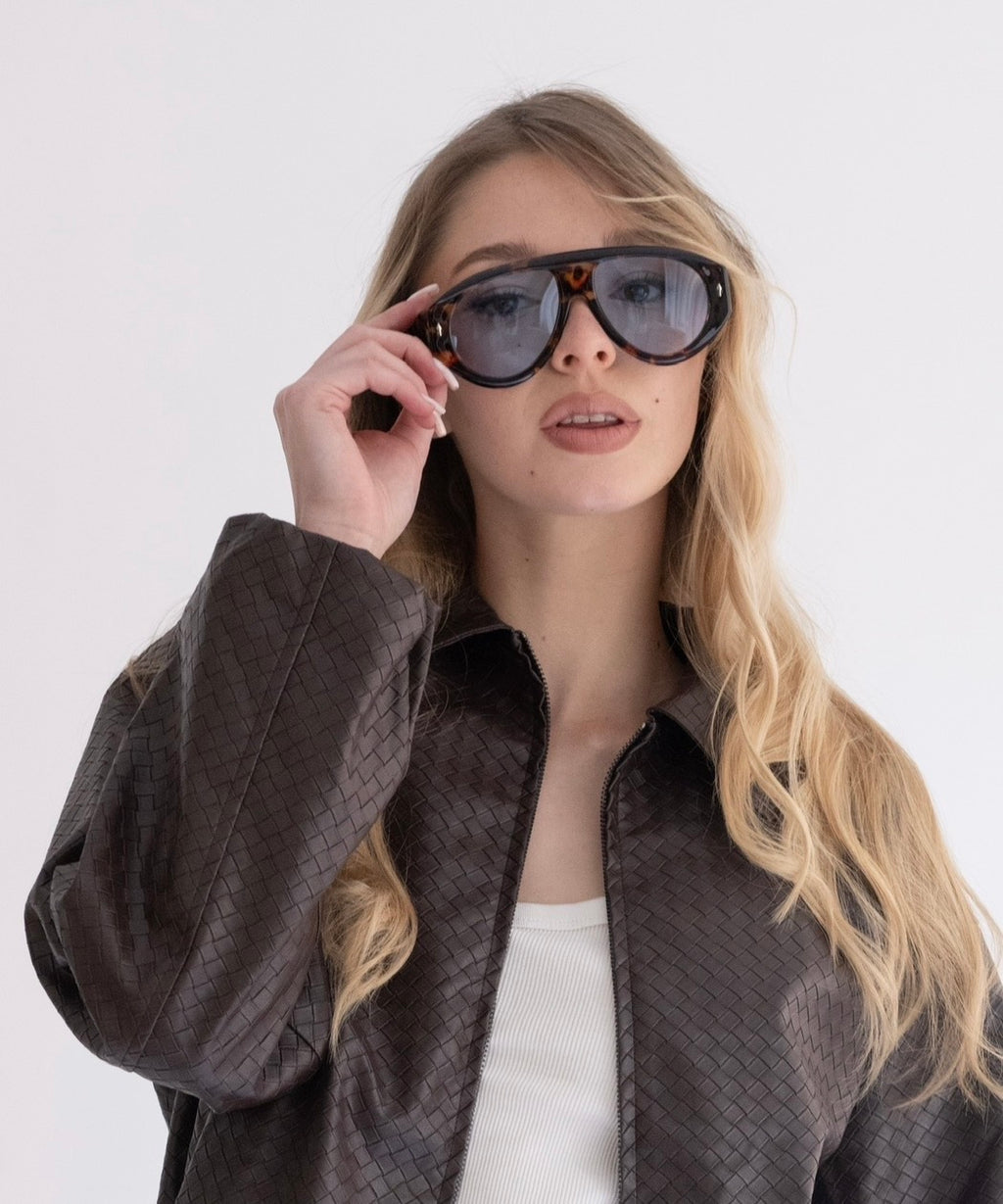 Occhiali da Sole Oversize | Tartaruga