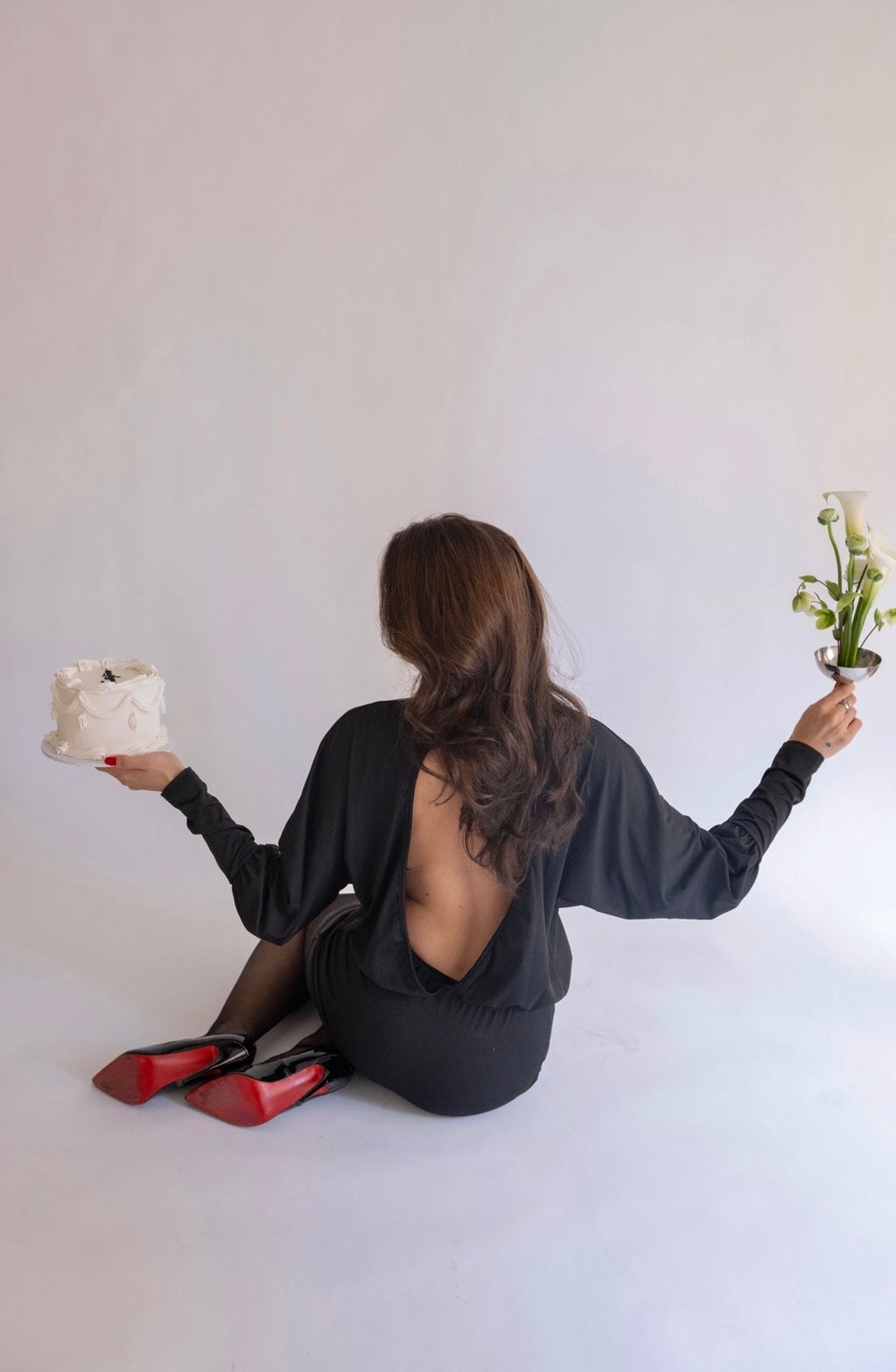 Mini Dress Scultoreo "Lola" | Nero