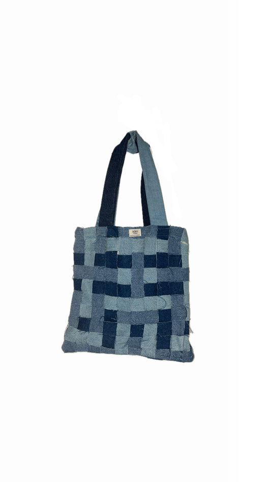 Borsa fatta a mano jeans