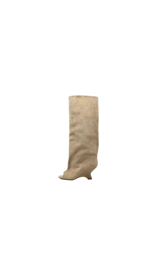 Stivale WILD beige scamosciato