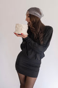 Mini Dress Scultoreo "Lola" | Nero
