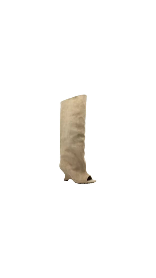 Stivale WILD beige scamosciato
