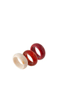 Set 3 Bracciali | Rosso Passione