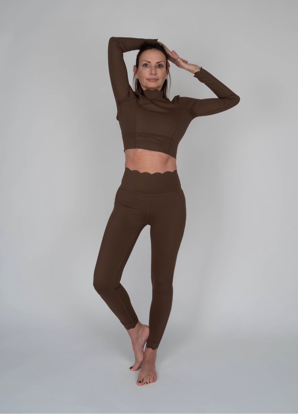 Brown Diana Top